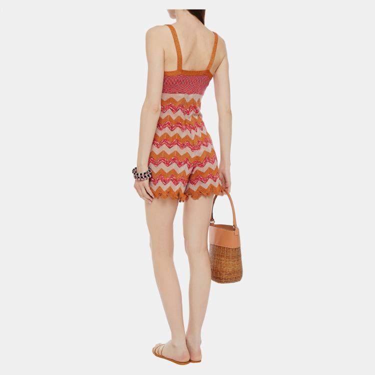 مملوك�ة مسبقًا M Missoni Cotton Playsuit 42