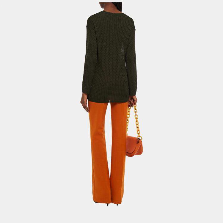 Pre Owned M Missoni Wool Crew Neck Sweaters 40