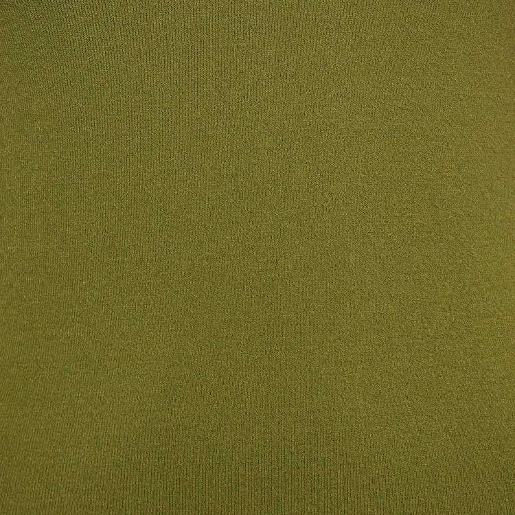 Pre Owned M Missoni Green Knit Top S