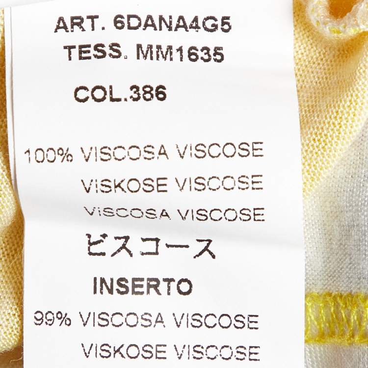 Pre Owned M Missoni Multicolor Printed  Jersey Short Dress M