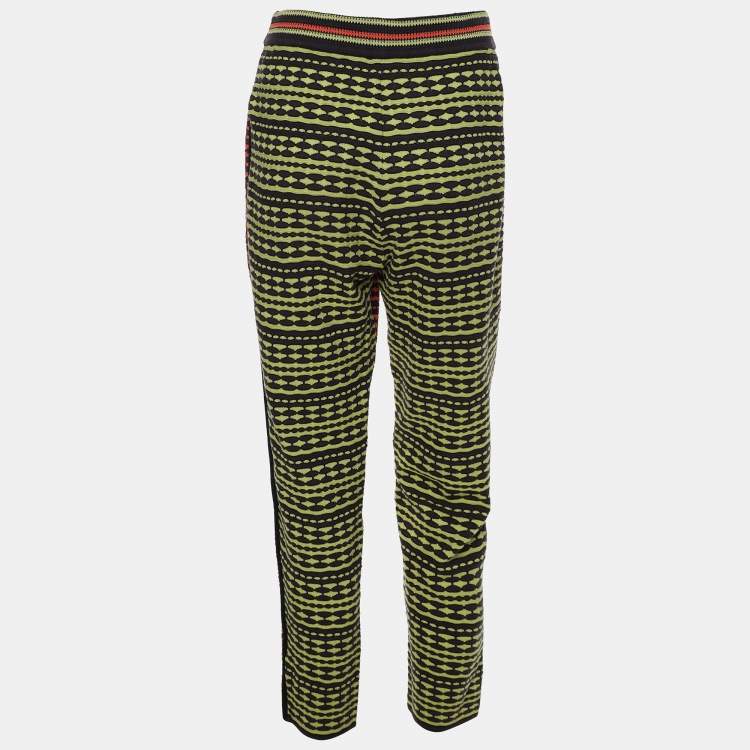 Pre Owned M Missoni Multicolor Knit Trouser S