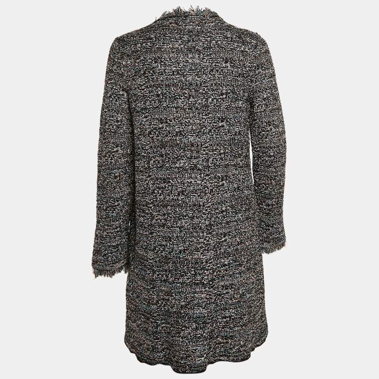 مملوكة مسبقًا M Missoni Black Tweed Button Front Cardigan M