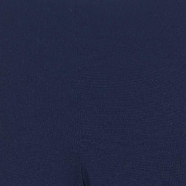 Pre Owned M Missoni Blue Jersey Legging Trousers S