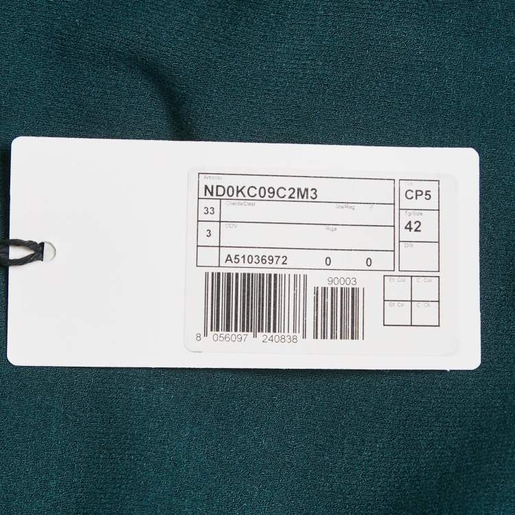 Pre Owned M Missoni Teal Blue Stretch Knit Crewneck Sweatshirt M