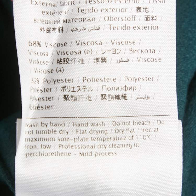 Pre Owned M Missoni Teal Blue Stretch Knit Crewneck Sweatshirt M