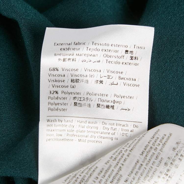 Pre Owned M Missoni Teal Blue Stretch Knit Crewneck Sweatshirt S