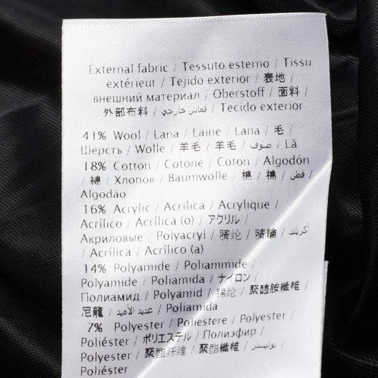 Pre Owned M Missoni Multicolor Patterned Knit Maxi Skirt M