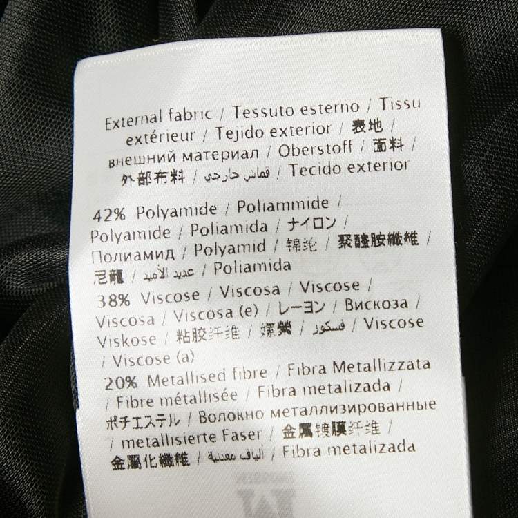 Pre Owned M Missoni Multicolor Patterned Lurex Knit Mini Dress S