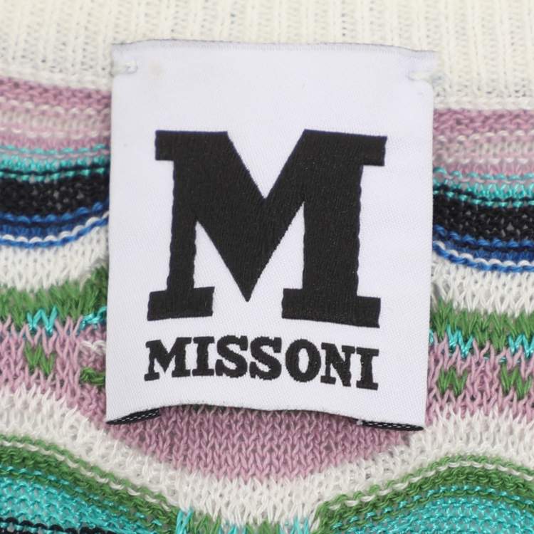 Pre Owned M Missoni Multicolor Knit Tunic S
