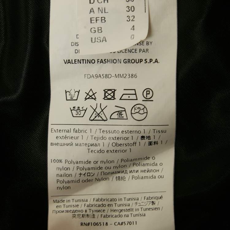 Pre Owned M Missoni Black Patterned Lurex Knit Mini Dress XS