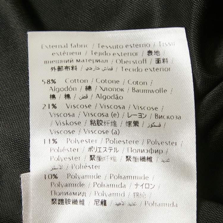 Pre Owned M Missoni Multicolour Striped Stretch Knit Mini Dress M