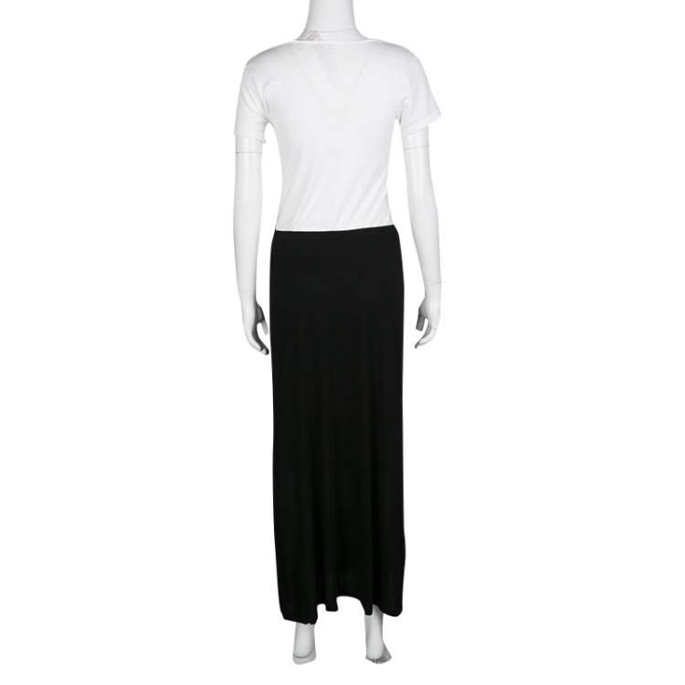 Pre Owned M Missoni Black Knit Elasticized Waist Midi Skirt M