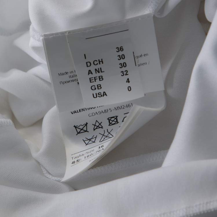 Pre Owned M Missoni White Jersey A-Line Short Dress XS