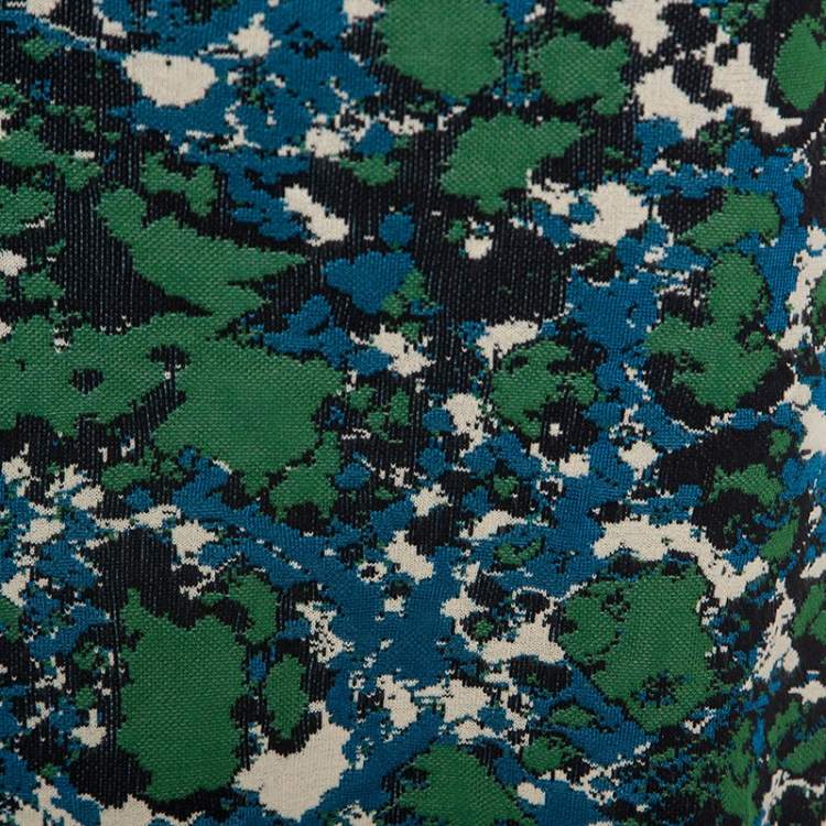 Pre Owned M Missoni Multicolor Jacquard Knit A Line Skirt M