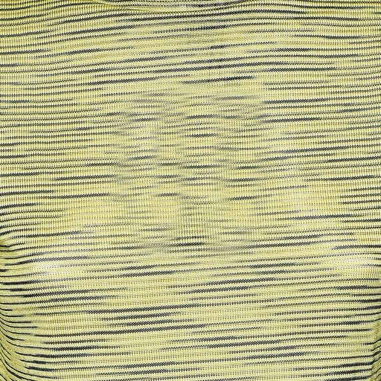 Pre Owned M Missoni Green & Brown Knit Turtleneck Sweater M
