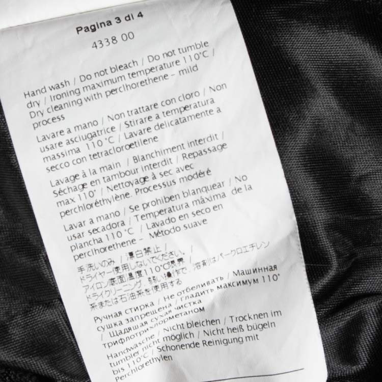 Pre Owned M Missoni Black Knit Maxi Skirt M