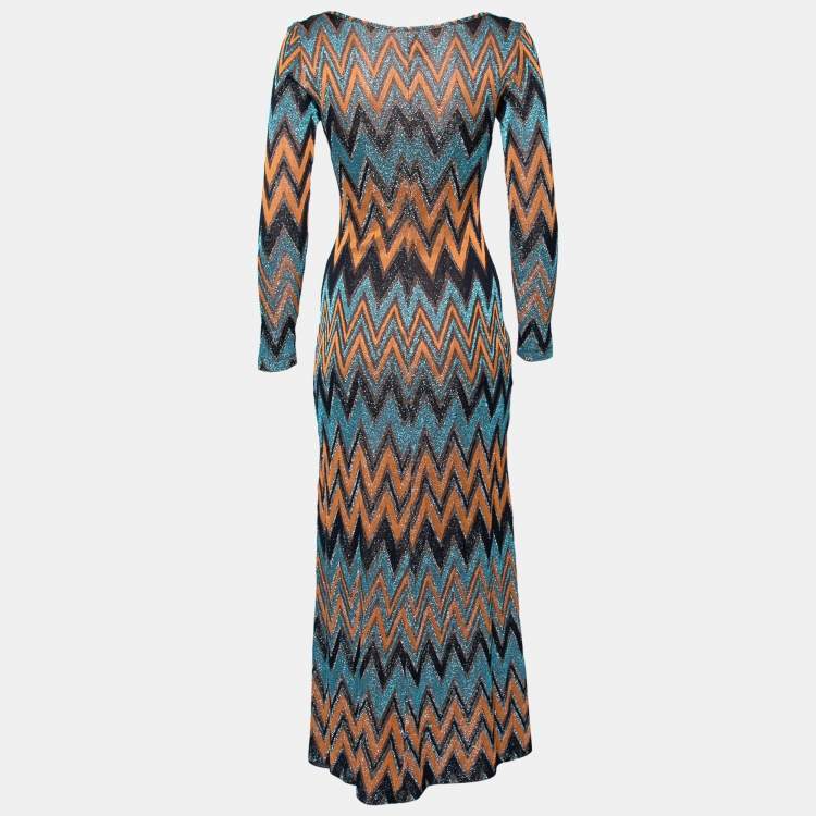 M missoni best sale lurex maxi dress