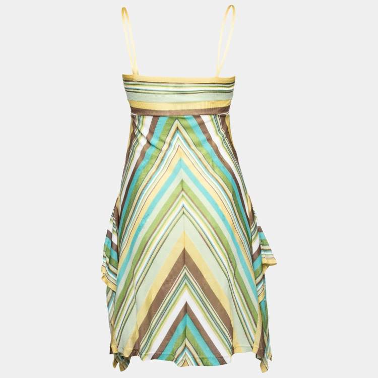Pre Owned M Missoni Multicolor Knit Sleeveless Dress S