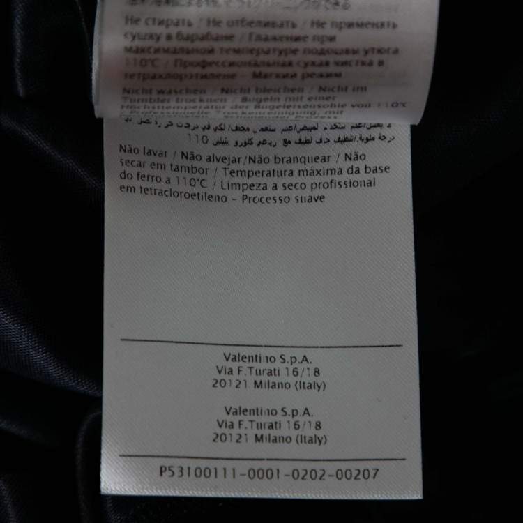 Pre Owned M Missoni Navy Blue & Gold Chevron Pattern Lurex Knit Dress S