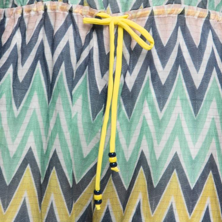 مملوكة مسبقًا M Missoni Multicolor Cotton Cover-Up Jumpsuit S