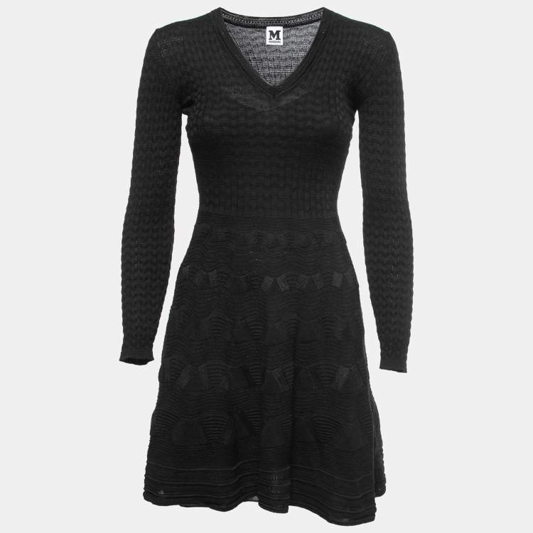 M missoni black discount and white dress