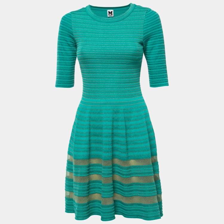 Missoni green discount striped dress