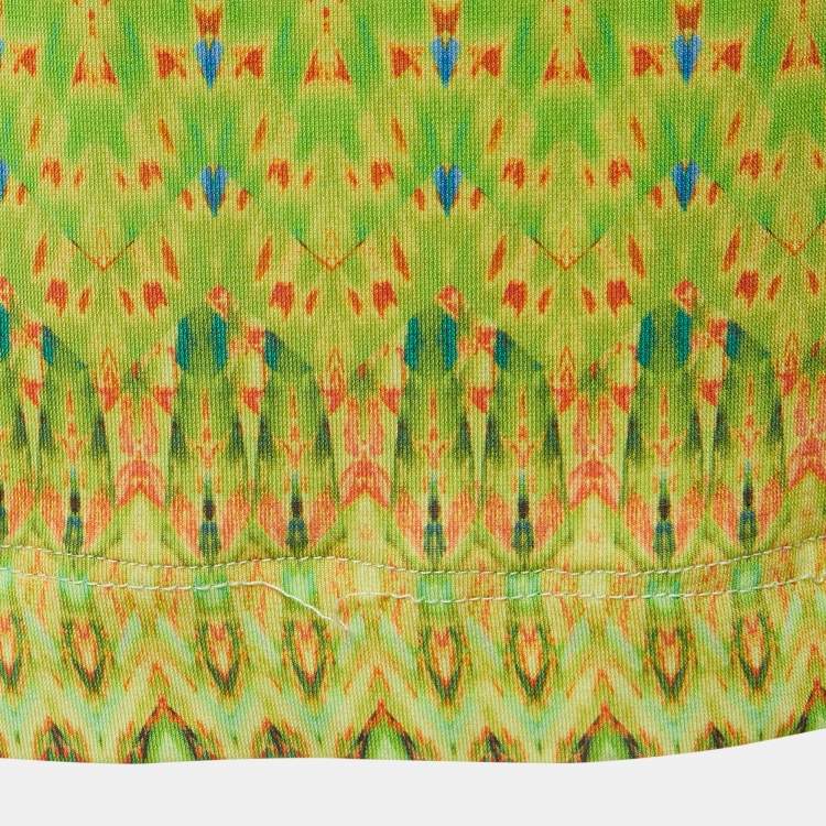 مملوكة مسبقًا M Missoni Multicolor Knit Twisted Sleeveless Maxi Dress L 