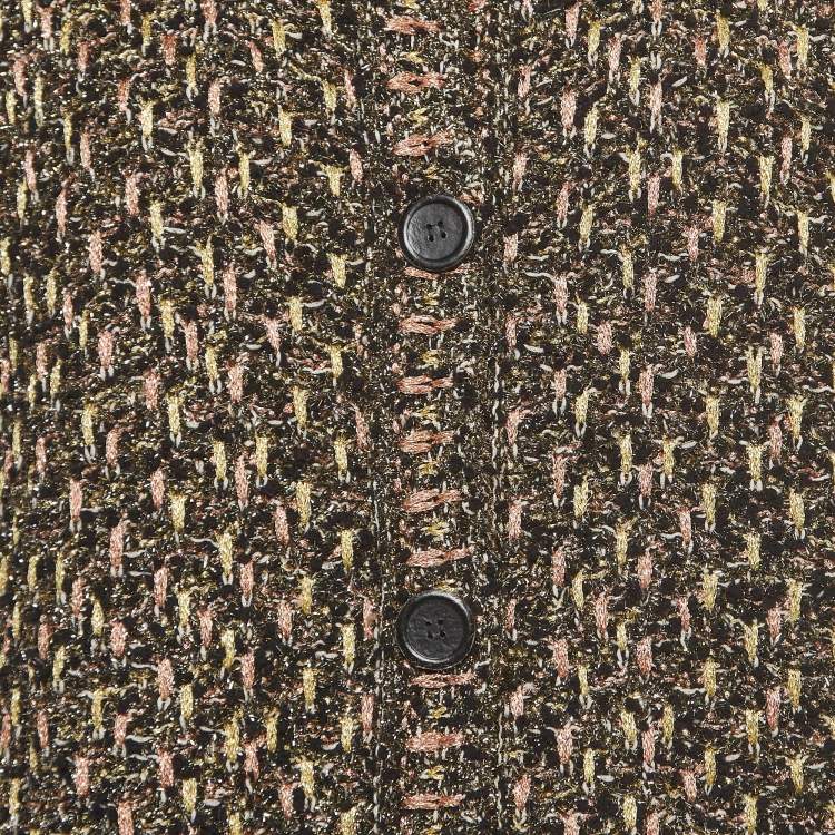 Pre Owned M Missoni Multicolor Lurex Knit Sleeveless Sweater S