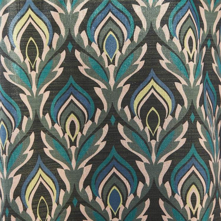 Pre Owned M Missoni Multicolor Printed Lurex Sleeveless Mini Dress M