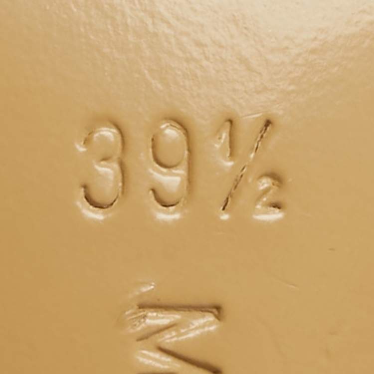 Pre Owned Mach & Mach Pink Leather and PVC Crystal Embellished Bow Ankle Wrap Sandals Size 39.5