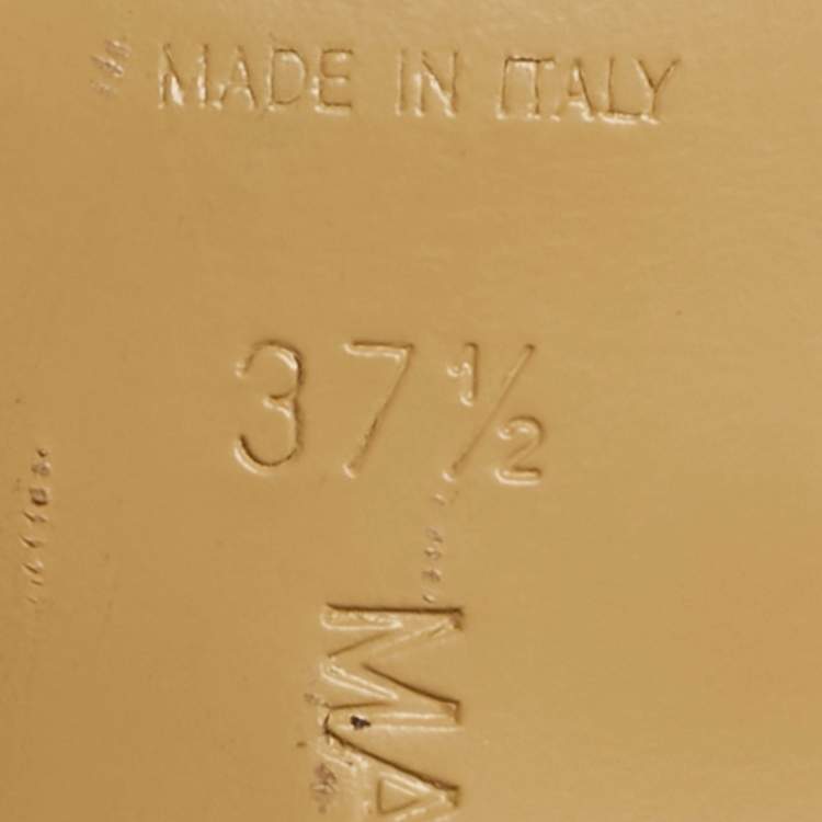 Pre Owned Mach & Mach Double Bow Size 37.5 Black Satin Slide Sandals