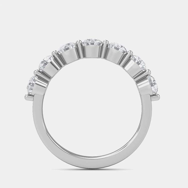 Pre Owned 14K Round 7 Stones Band (1 ctw) US 7