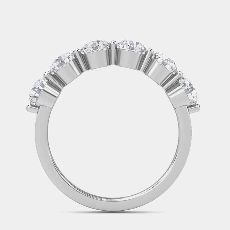 Pre Owned 14K Round 6 Stones Band (1 1/4 ctw) US 7