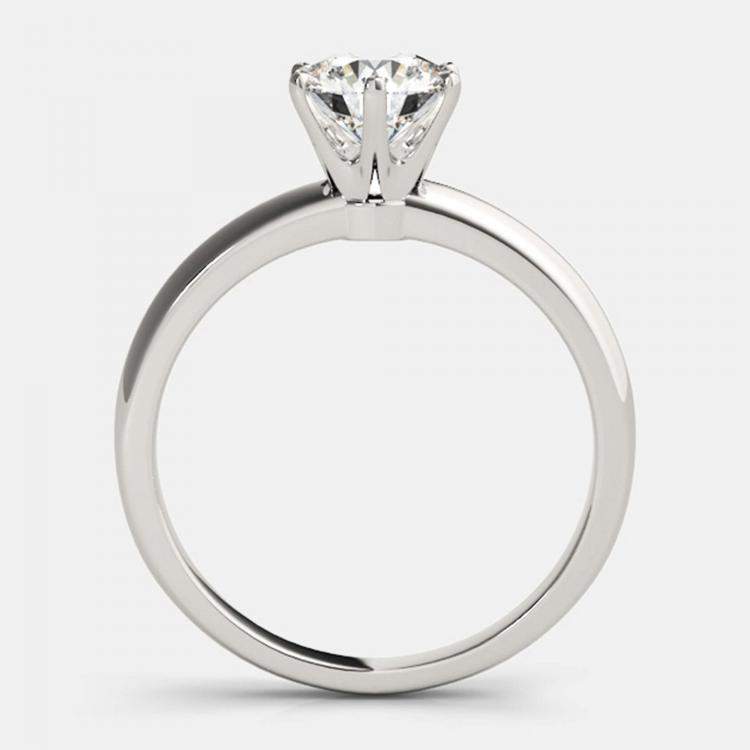 Pre Owned 14K Round Plain Solitaire Ring (3/4 ctw) US 7