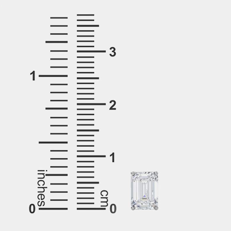 Pre Owned 14K Solitaire Lab Grown Diamonds Earrings (1 Ctw)