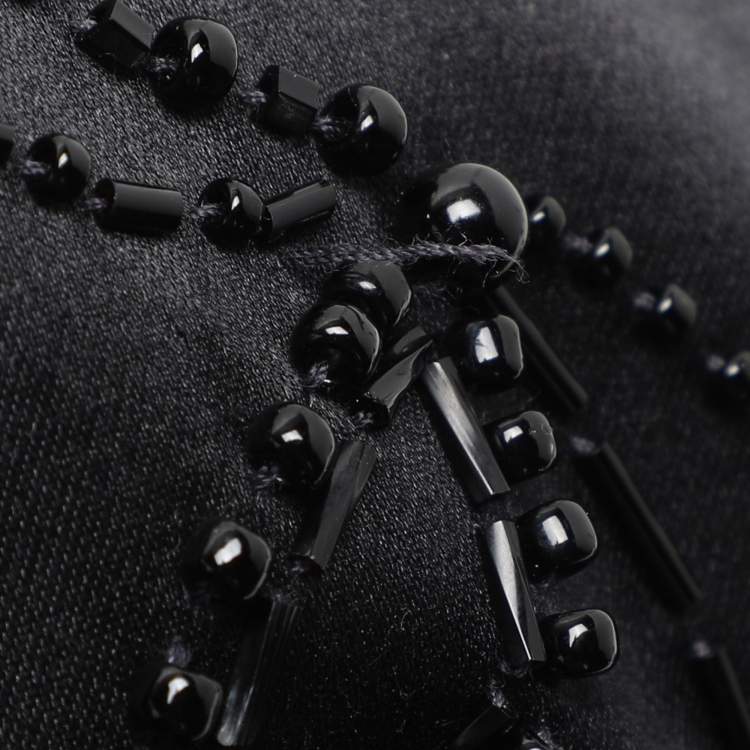 Pre Owned Magda Butrym Black Silk and Wool Blazer S