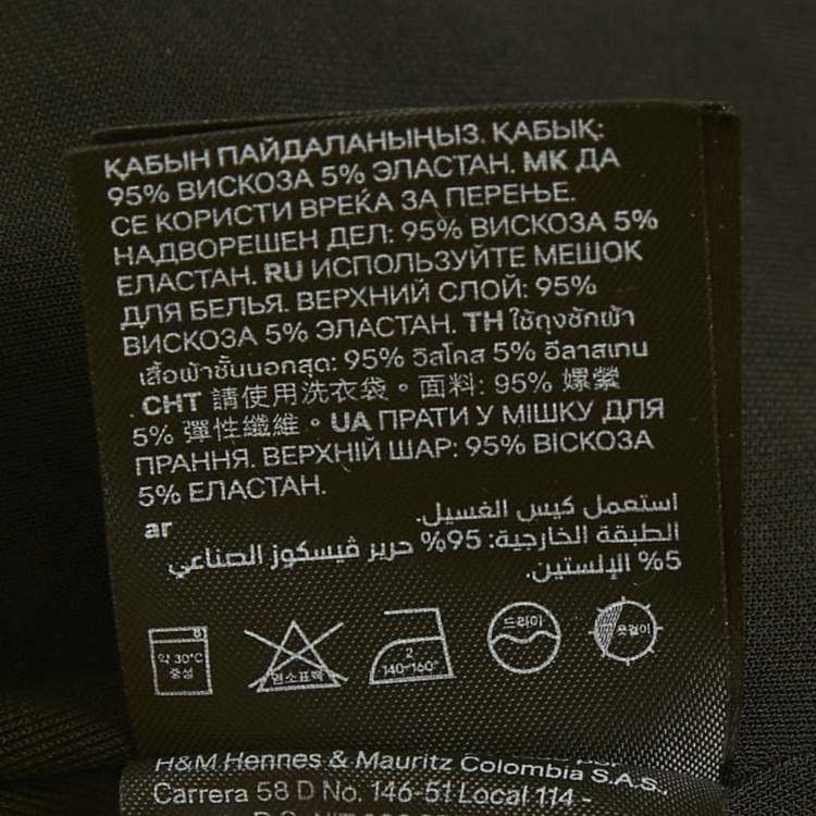 Pre Owned Magda Butrym Black Cut-Out Jersey Ruche Mini Dress S