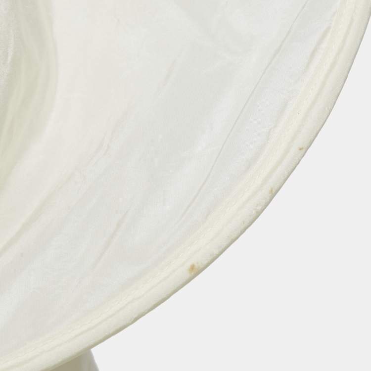 مملوكة مسبقًا Magda Butrym White Silk Structured Detail Corset Mini Dress S