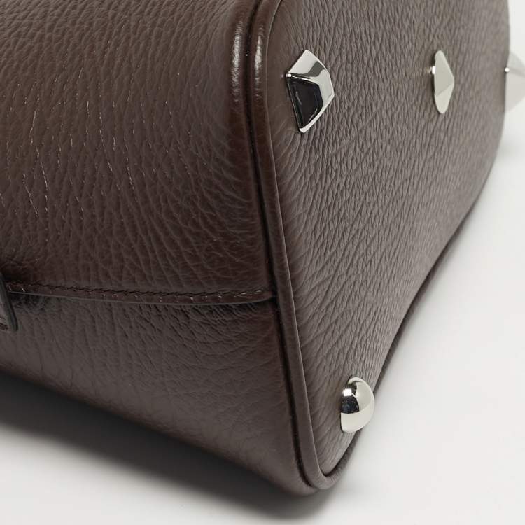 Pre Owned Maison Martin Margiela 5AC Dark Brown Canvas and Leather Bag