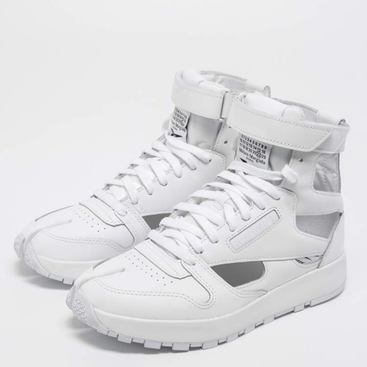 Reebok white high top shoes on sale