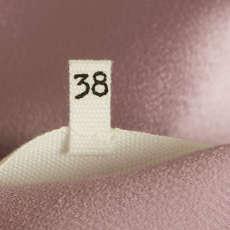 Pre Owned Maison Martin Margiela Purple Satin Sleeveless Bodysuit Top M