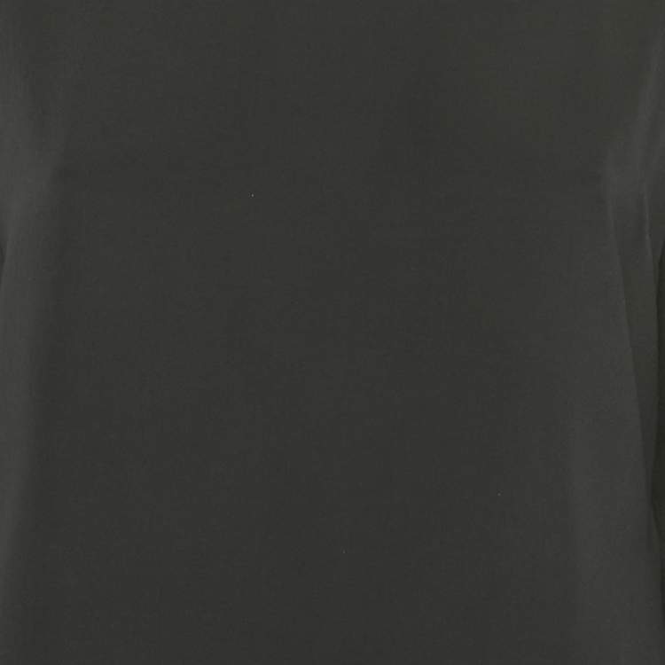 Pre Owned Maison Martin Margiela Black Silk Short Dress L