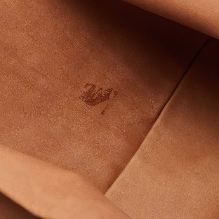 Pre Owned Maison Martin Margiela Brown Leather Shoulder Bag