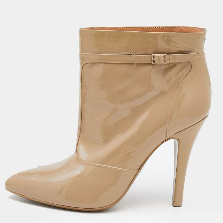 Beige Cowboy ankle boots for Women with heel - 24hr shipping - SirocoMojacar