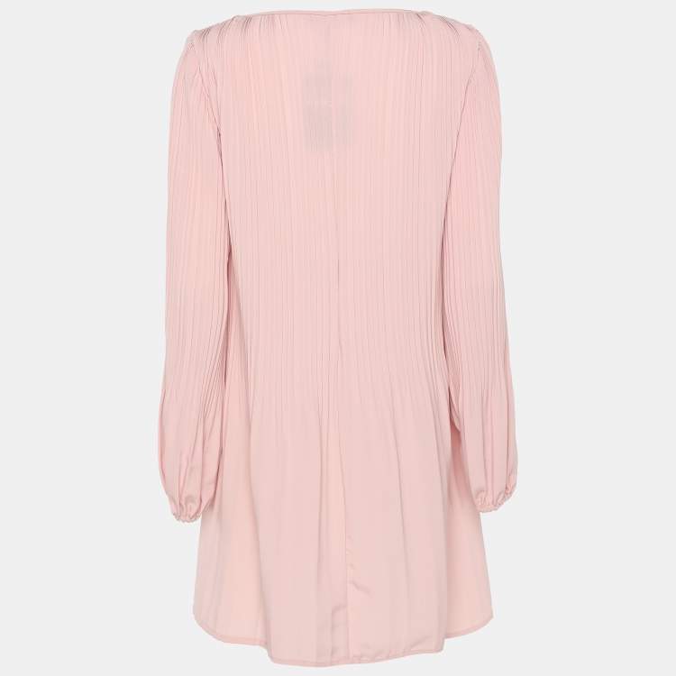 Pre Owned Maje Pink Viscose Dress S