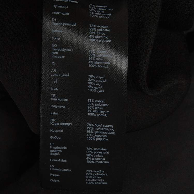 Pre Owned Maje Black Crepe Jumpsuit M