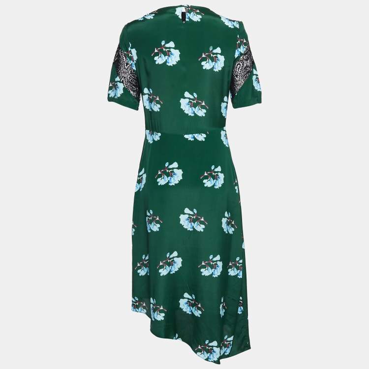 Maje midi printed dress in crepe best sale