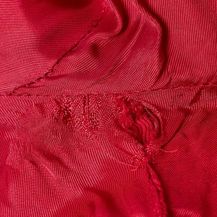 Pre Owned Maje Pink Crinkle Crepe Single Breasted Blazer M