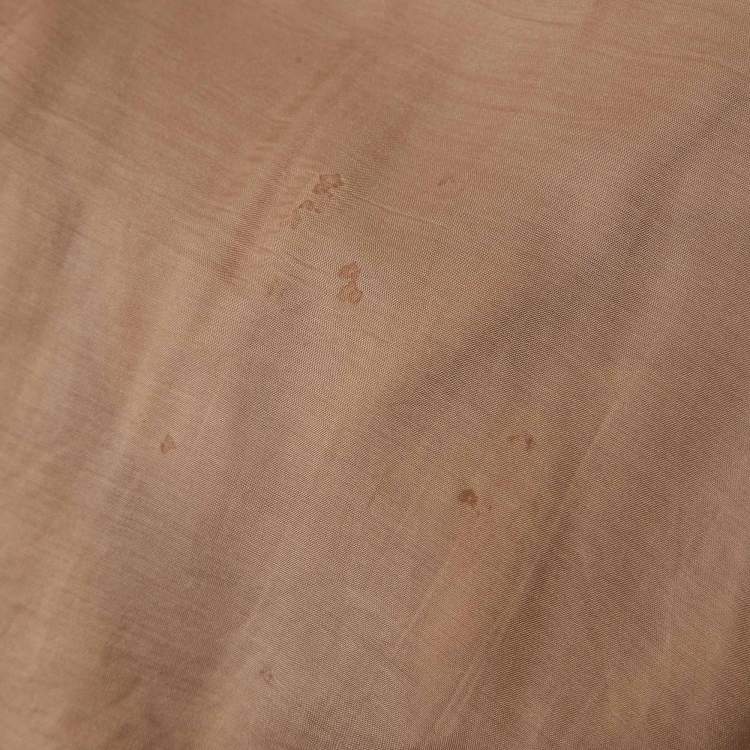 Pre Owned Maje Beige Risotype Tie-Dye Crepe Asymmetric Midi Dress One Size