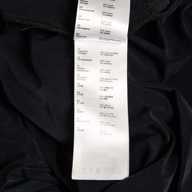 Pre Owned Maje Black Jersey Tableau Tank Top M